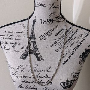 30" Stainless Steel Beaded Rope Chain